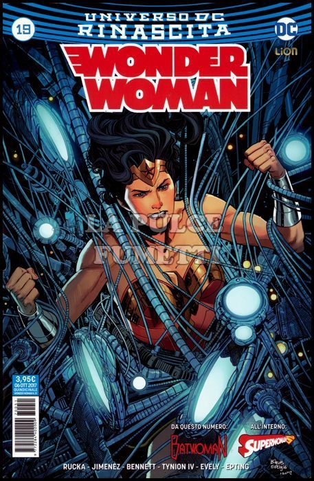 SUPERMAN L'UOMO D'ACCIAIO #    51 - WONDER WOMAN 19 - RINASCITA